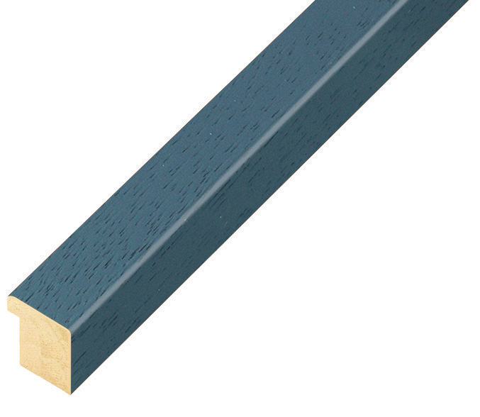 Moulding ayous width 15mm height 14 - Blue denim