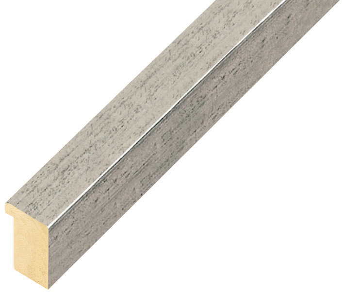 Moulding ayous, width 15mm height 20 - Old Silver