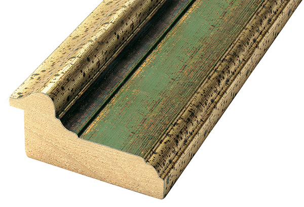 Corner sample of moulding 826VERDE