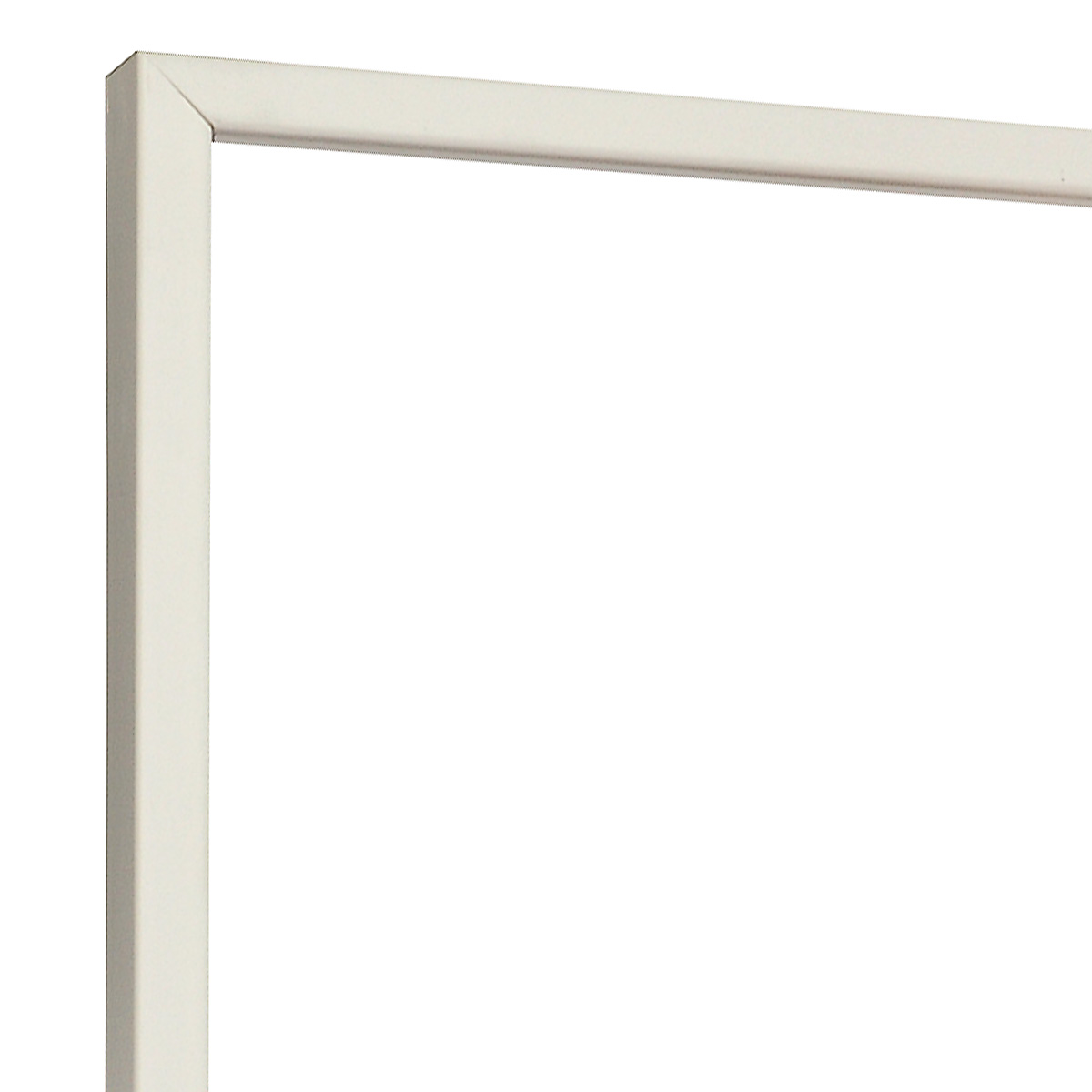 Asta pino giuntato - Larghezza 10mm Altezza 13 - Bianco opaco - Angolo
