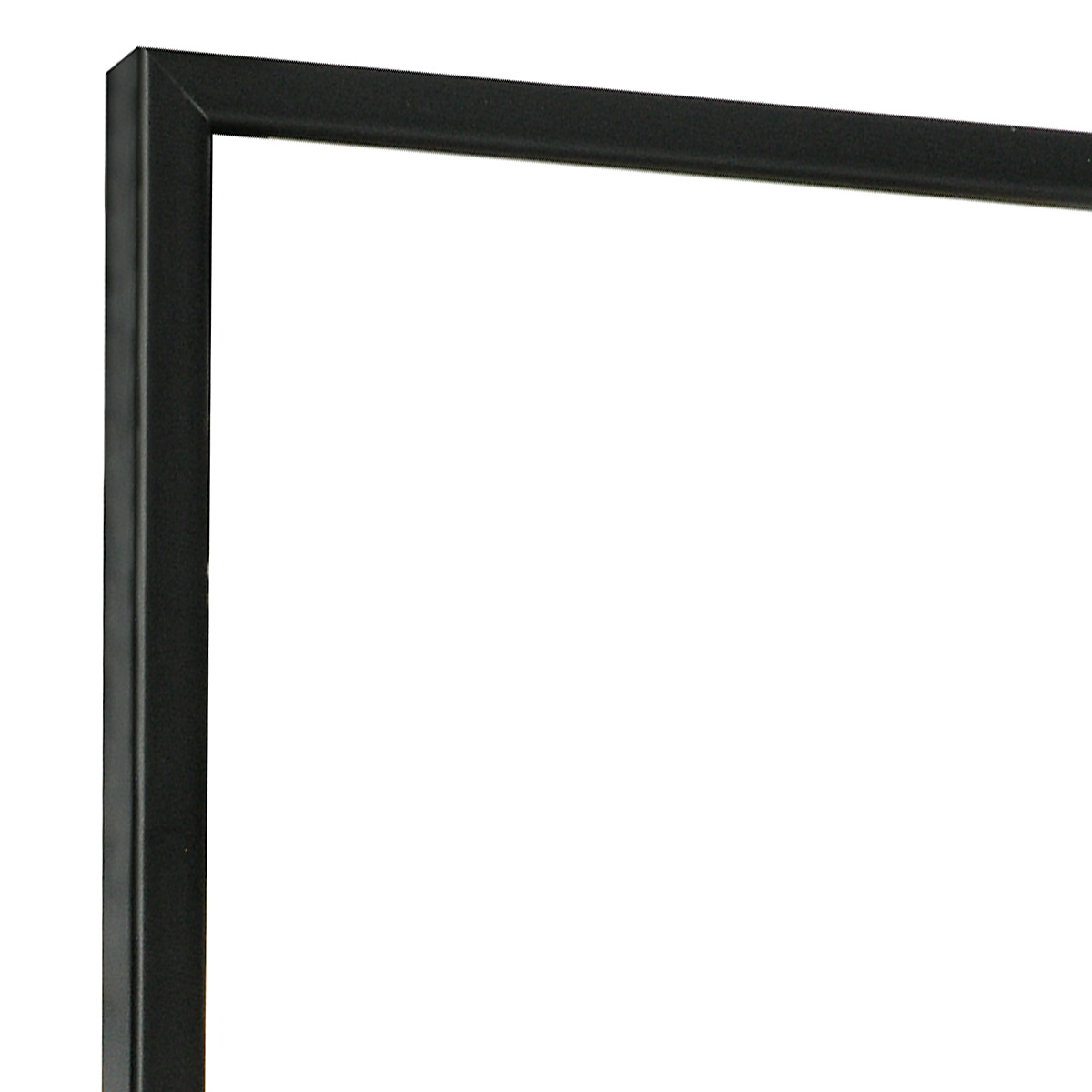 Asta pino giuntato - Larghezza 10mm Altezza 13 - Nero opaco - Angolo