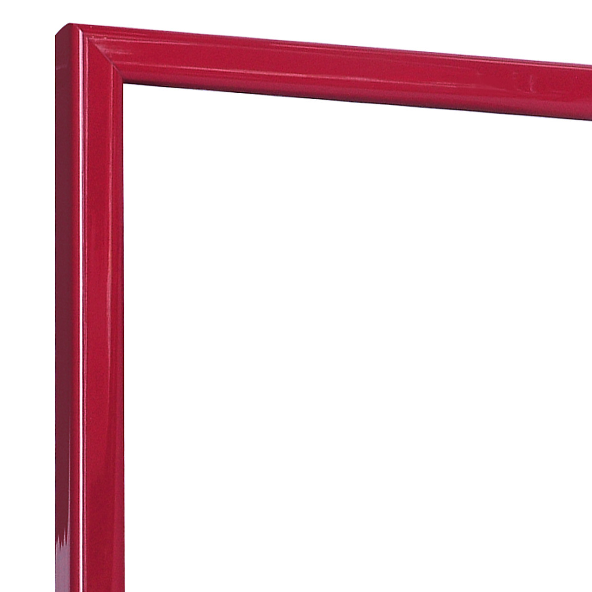 Asta pino giuntato - Larghezza 14mm Altezza 14 - Bordeaux lucido - Angolo