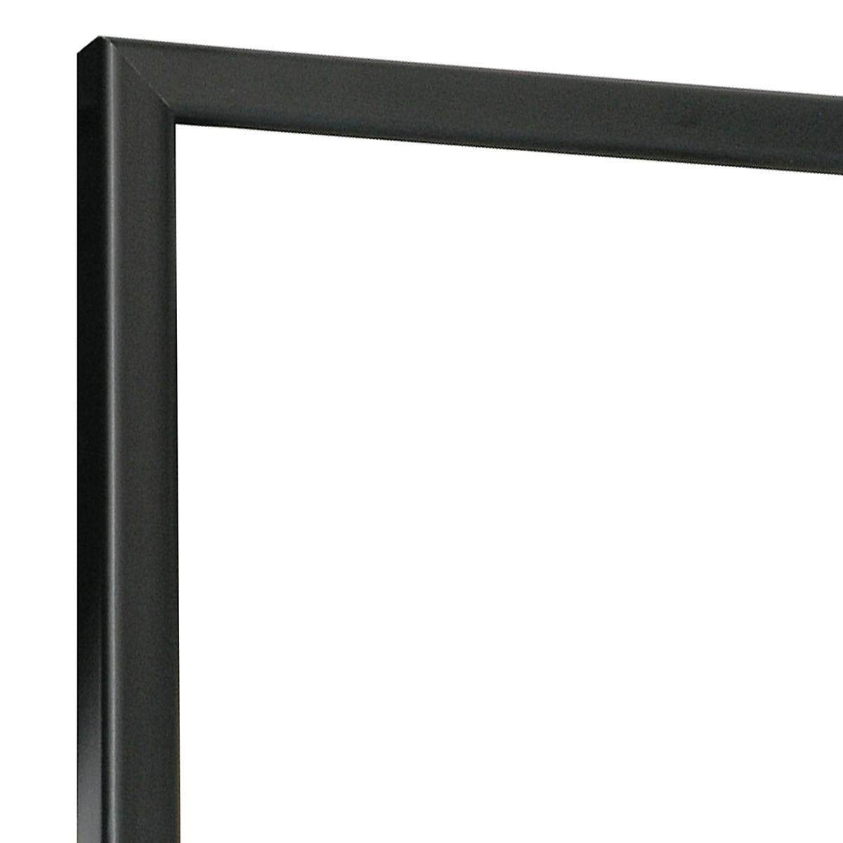 Asta pino giuntato - Larghezza 14mm Altezza 14 - Nero opaco - Angolo
