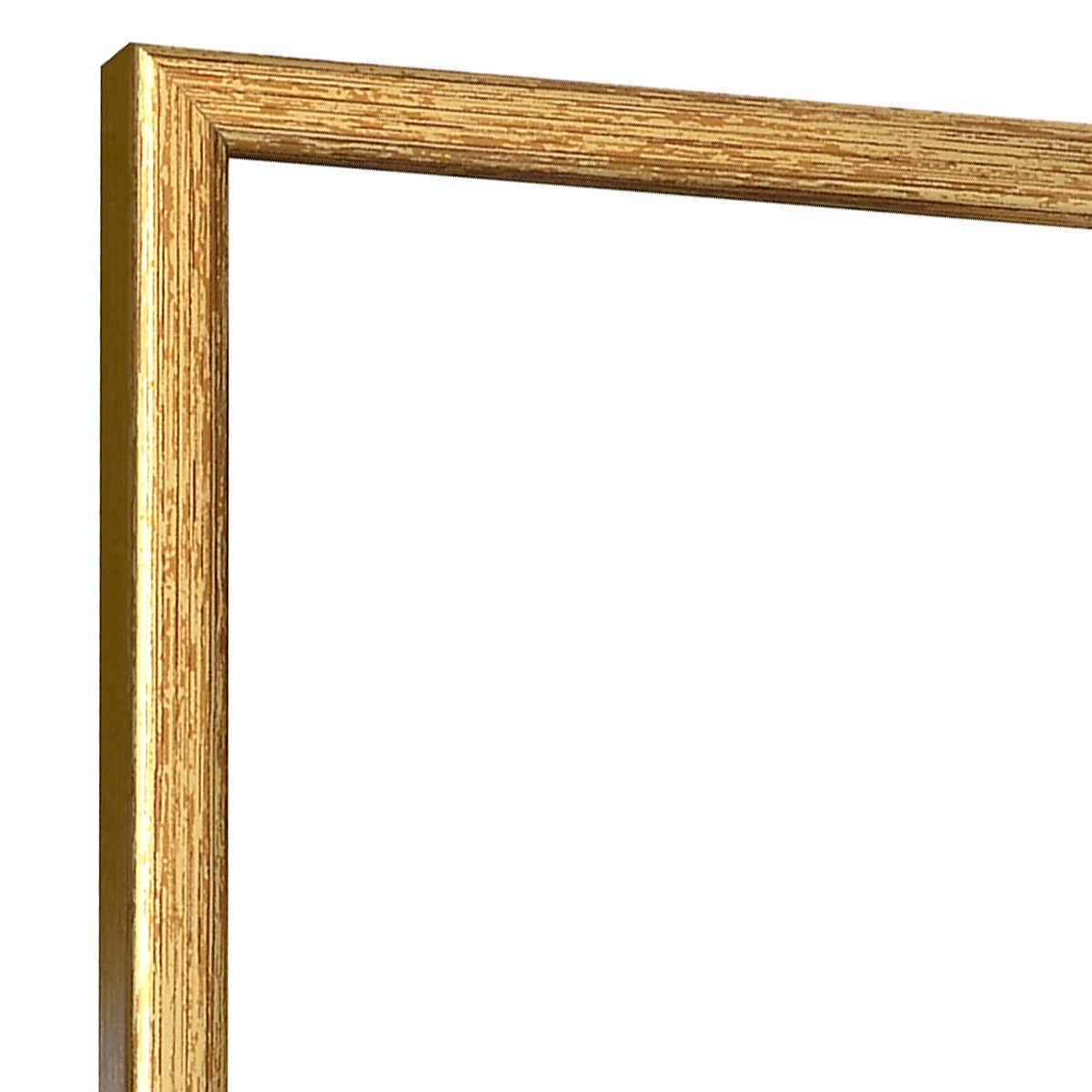 Asta in ayous - Larghezza 14mm Altezza 14 - Oro rigato - Angolo
