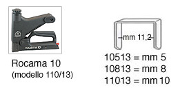 Punti per Rocama 110/13 - mm 10 - Scat. 5.000 punti