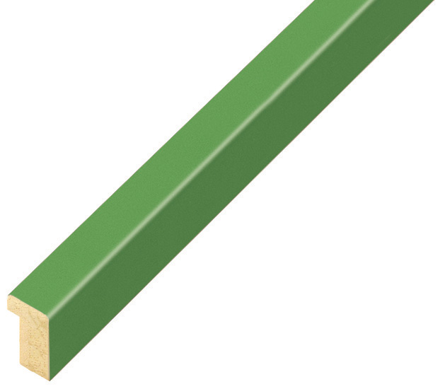 Asta in ramino piatta mm 10 - finitura opaca - color verde