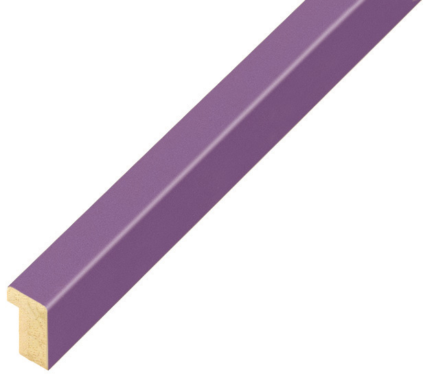 Asta in ramino piatta mm 10 - finitura opaca - color viola - 10VIOLA
