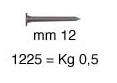 Sellerine brunite mm 12 - Confezione da kg 0,5 (2.000 pezzi)