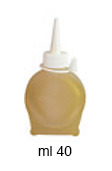 Olio lubrificante  -  pompetta che contiene 40 ml di olio