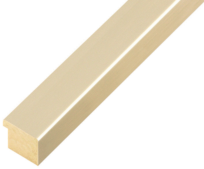 Moulding ayous, width 20mm height 14 - platinum