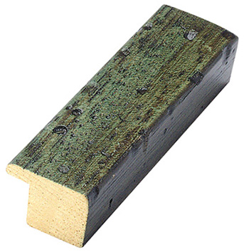 Moulding ayous flat 20mm - green