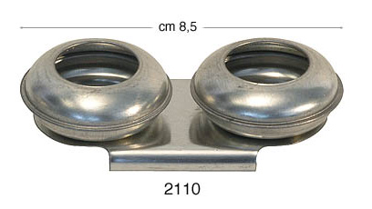 Scodellini doppi con diametro di 40 mm