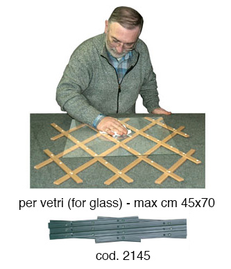 Attrezzo estensibile in PVC per pulizia vetro cm 45x70