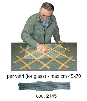 Attrezzo estensibile per pulizia vetro: cm 45x70