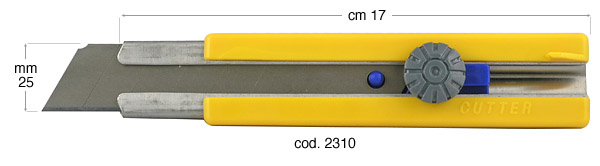 Coltello a lame spezzabili - Formato gigante