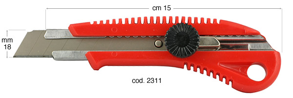 Coltello a lame spezzabili - Formato grande