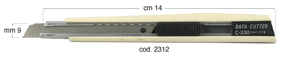 Coltello a lame spezzabili - Formato piccolo