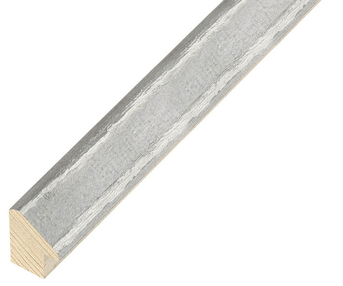 Moulding pine, 21mm height - Pewter, silver decorations