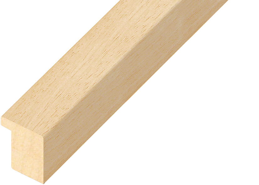 Moulding ayous, width 25mm, height 32mm, bare timber