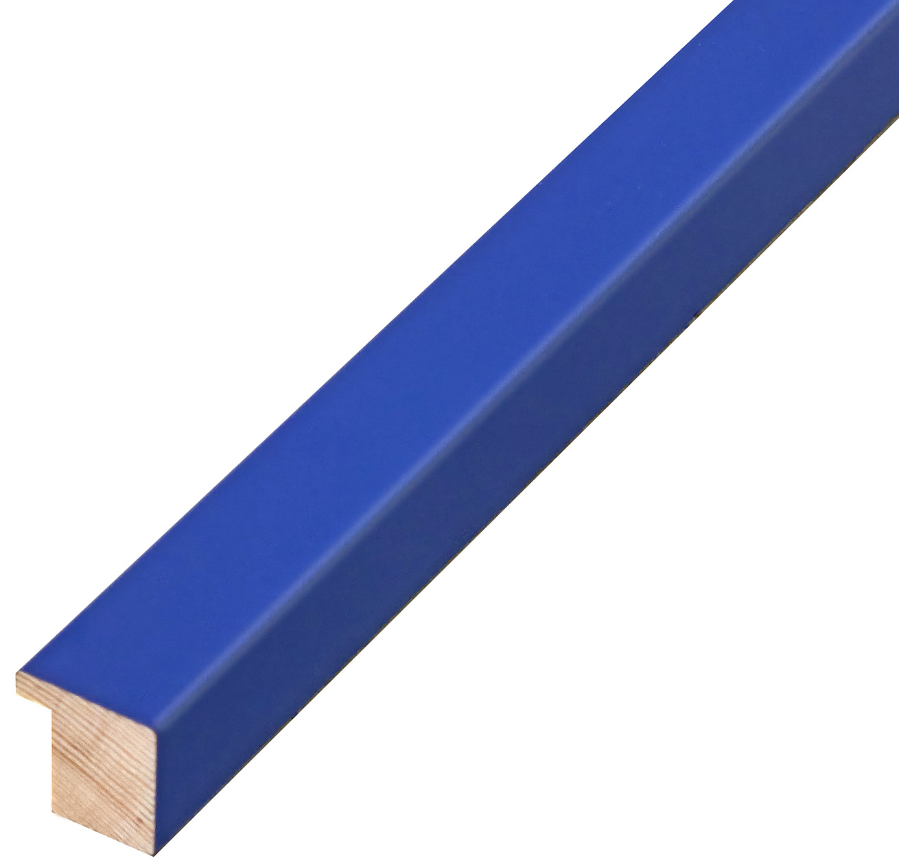 Asta in pino - Larghezza 20mm Altezza 20 - Blu opaco - 26BLU