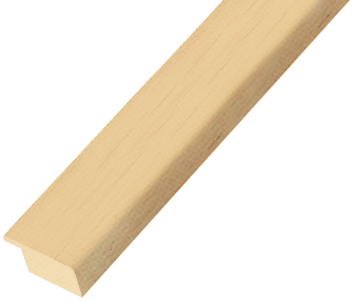 Asta legno kotò grezza - larghezza mm 23 - altezza mm 13
