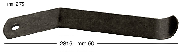Molle per telaio in acciaio oleato mm 60 - conf. 500