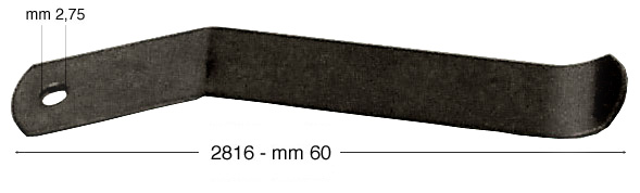 Molle per telaio in acciaio oleato mm 60 - confez. 500