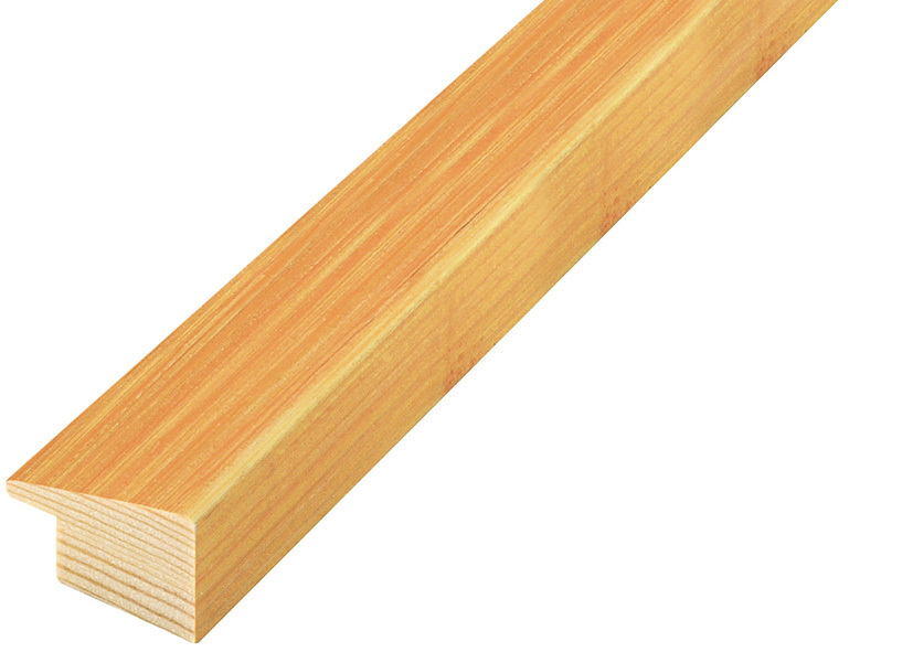 Moulding fir, width 24mm, height 018, striated - orange