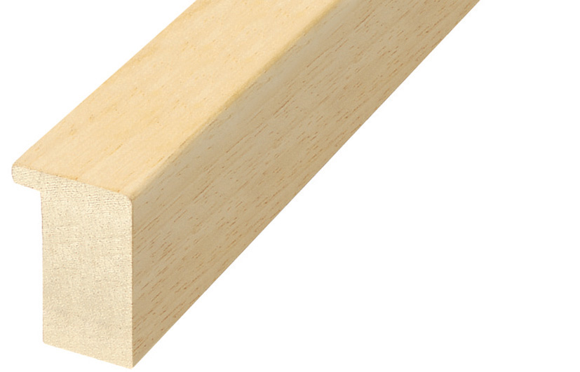 Asta grezza in tiglio - Larghezza 30mm - Altezza 45 - 3045T