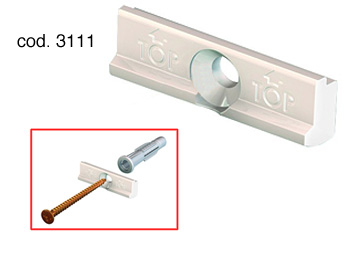 Connettori per binario Contour Rail bianco - confezione 50 pezzi