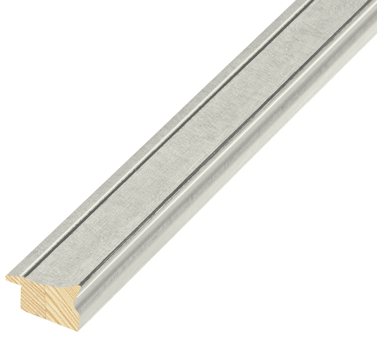 Asta pino giuntato - Larghezza 26mm Altezza 14 - Argento - 324ARGENTO