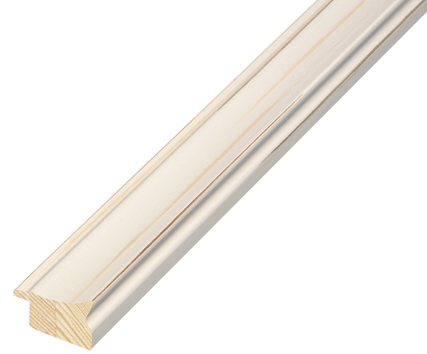 Asta pino giuntato - Larghezza 26mm Altezza 14 - Crema - 324CREMA