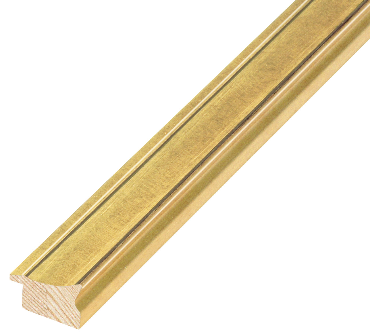 Asta pino giuntato - Larghezza 26mm Altezza 14 - Oro - 324ORO