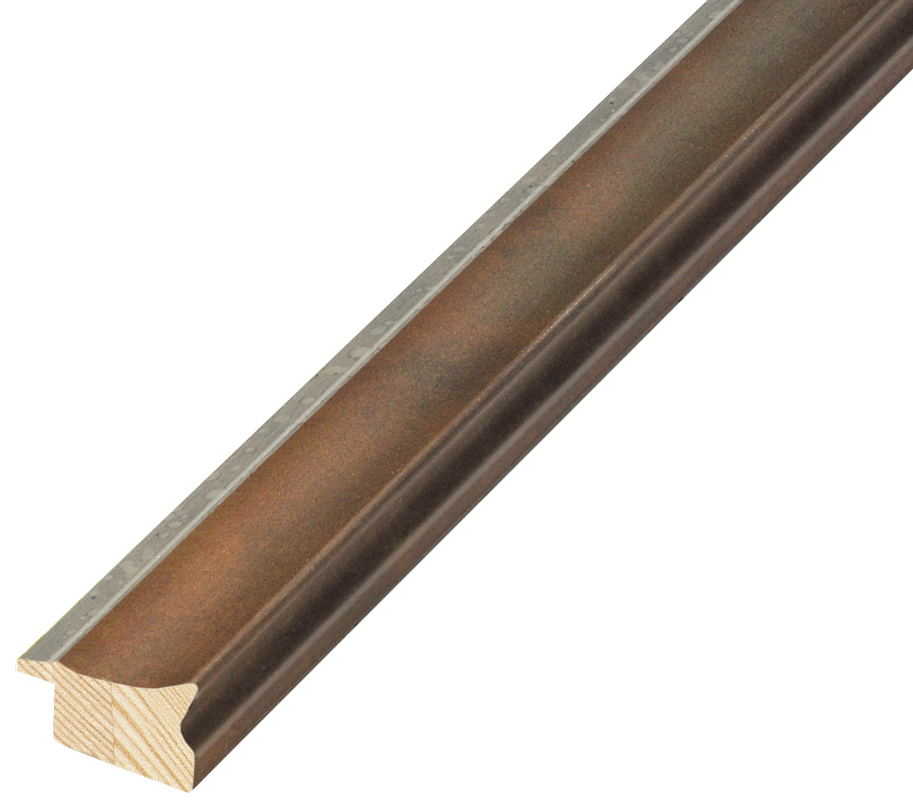 Asta pino giuntato - Larghezza 26mm Altezza 14 - Rame - 324RAME