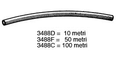Tubo Rilsan - 10 metri - diametro esterno mm 8 - interno mm 6