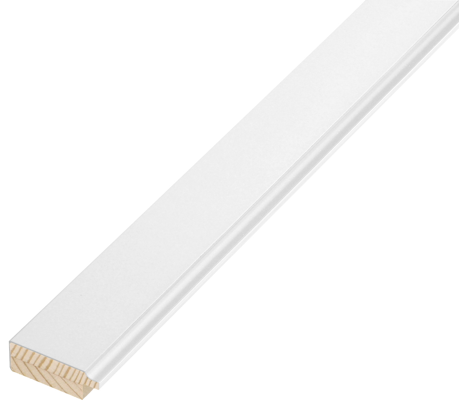 Asta pino giuntato - Larghezza 34mm Altezza 12 - Bianco - 34BIANCO