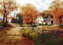 Dipinto: cm 60x90 - Strada di campagna
