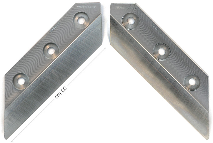 Coppia di lame standard originali per ghigliottina Morso F-FC-H-EH-EHT