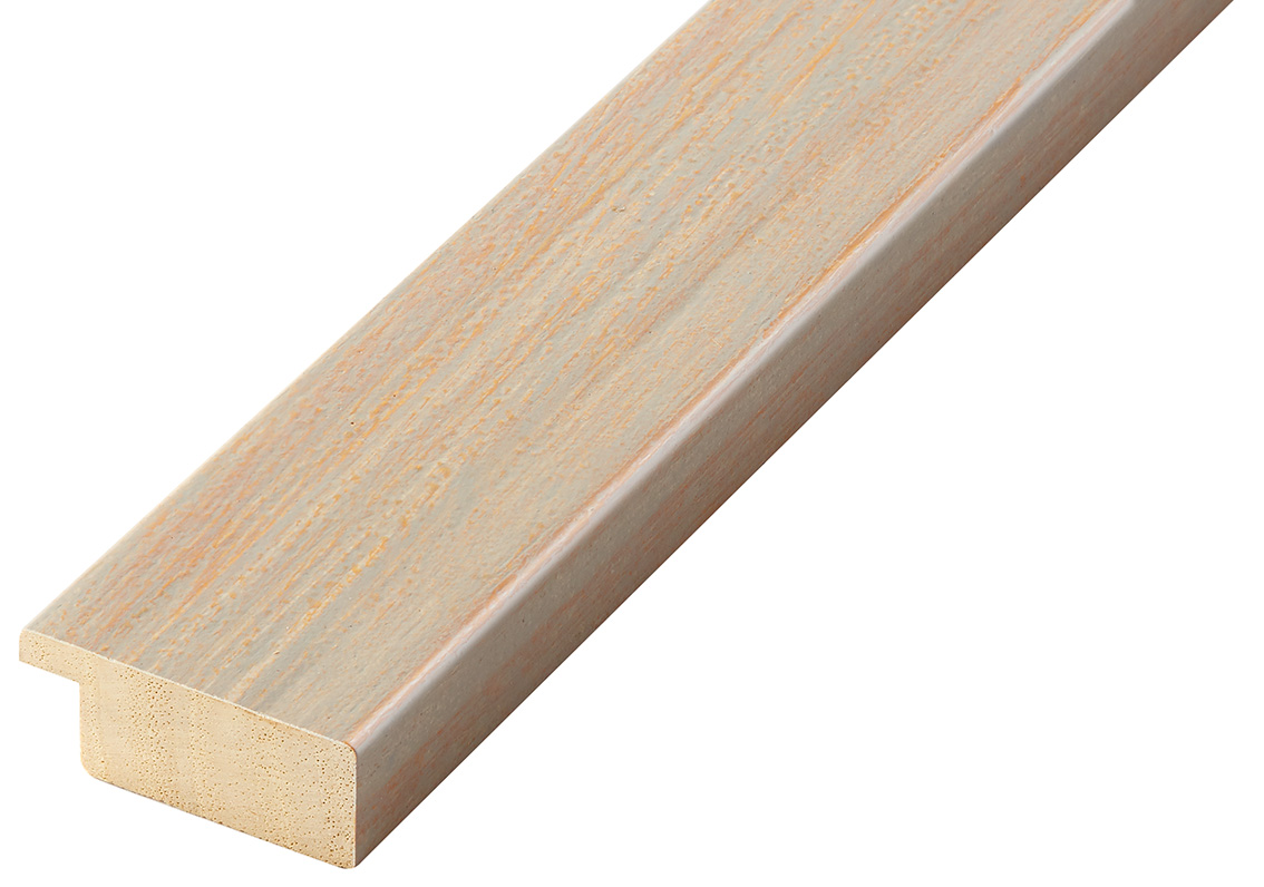 Moulding ayous flat 39mm - mottled, grey