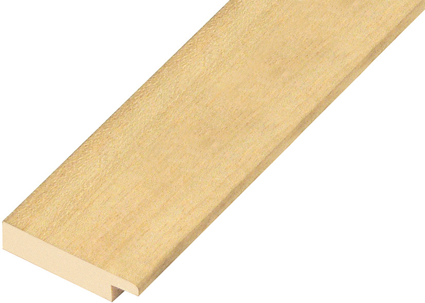 Moulding ayous, width 40mm, height 10mm, bare timber