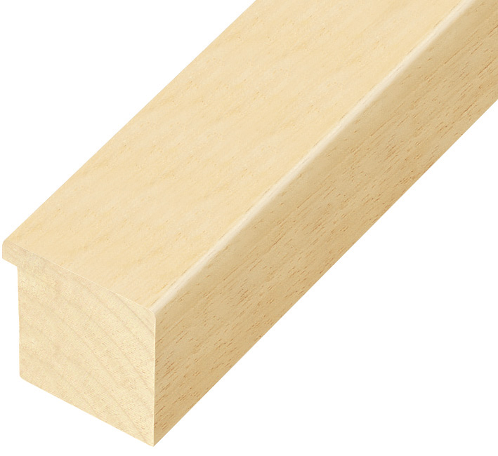 Moulding ayous, width 40mm, height 32mm, bare timber