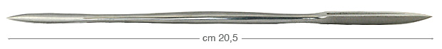 Lancetta in acciaio per incisione cm 20