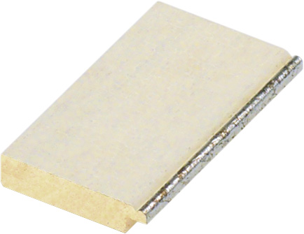 Liner ayous 42mm - flat, fabric effect, gold edge