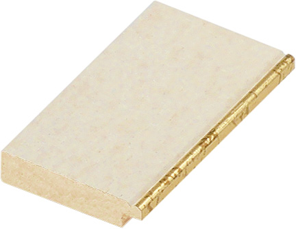 Liner ayous 42mm - flat, fabric effect, gold edge