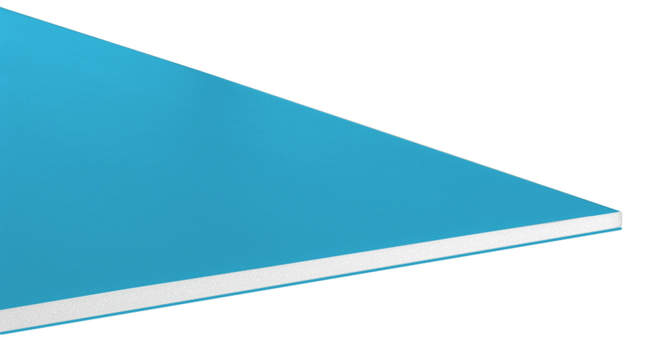 Pannelli di polistirolo espanso spessore 3 mm 70x100 Blu