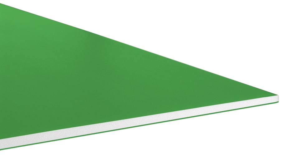 Pannelli di polistirolo espanso spessore 3 mm 100x140 Verde