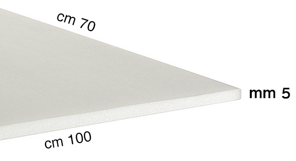 Pannelli polistirolo espanso extra-rigido spessore 5 mm - cm 70x100