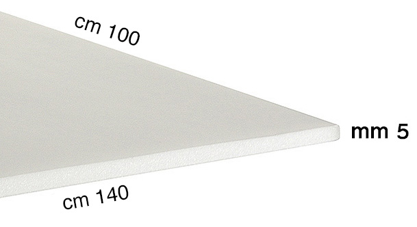 Pannelli polistirolo espanso extra-rigido spessore 5 mm - cm 100x140