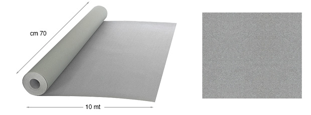Carta vellutata - rotoli metri 10 x cm 70 - Grigia