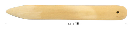 Stecca di legno appuntita per piegare - Lunghezza cm 16